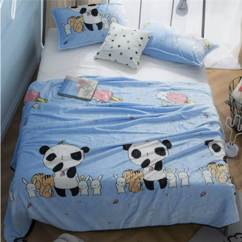 New style thick pattern cheap 100 polyester flannel fleece print blanket flannel throw blanket baby 